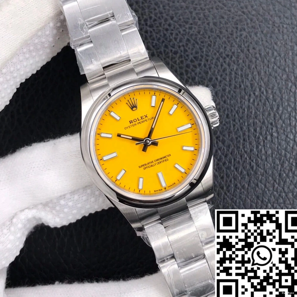 Oyster EW Perpetual M277200-0005 Rolex Yellow Dial 31MM Factory 0907